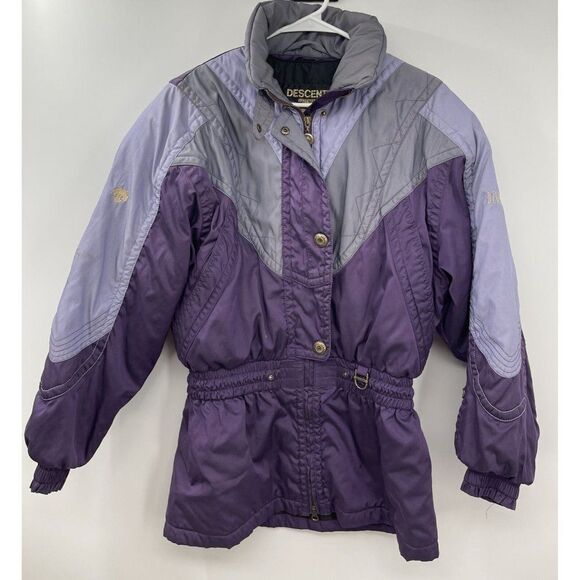 Womens Vintage Descente Ski Coat Jacket Sz 12 - Picture 1 of 10